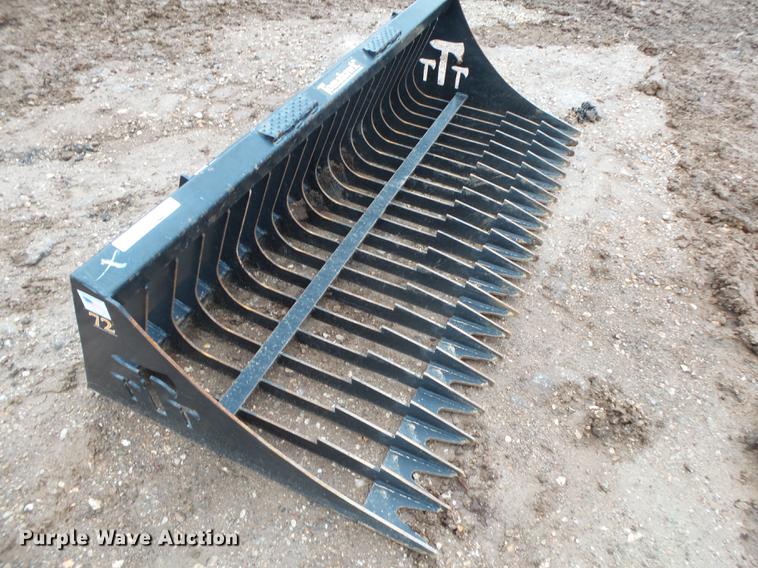 image for item DS9528 DHI 72"W skid steer rock bucket