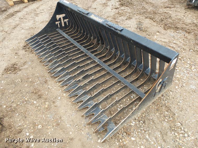 image for item DS9528 DHI 72"W skid steer rock bucket