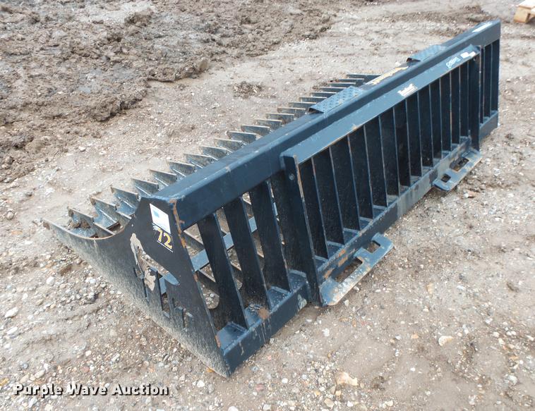 image for item DS9528 DHI 72"W skid steer rock bucket
