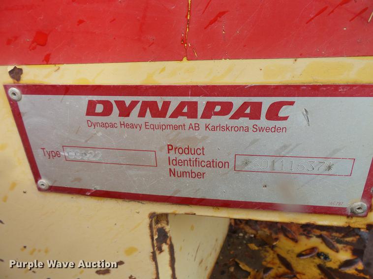 image for item DV9725 1995 Dynapac CC122 double drum vibratory roller