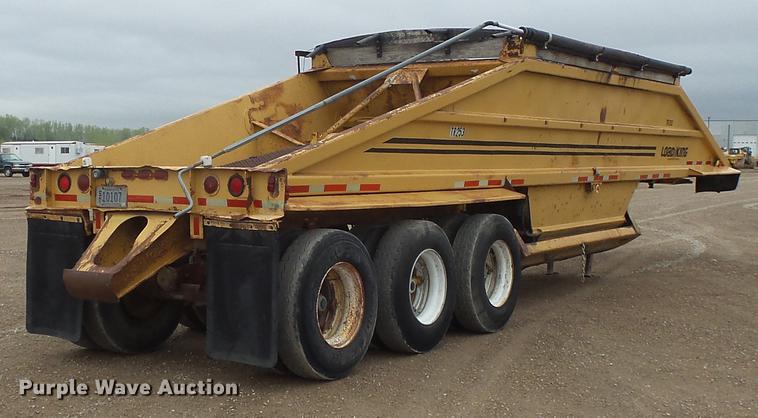 image for item DV9727 1985 Load King bottom dump trailer