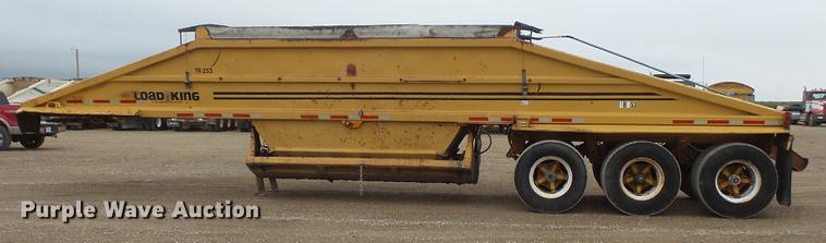 image for item DV9727 1985 Load King bottom dump trailer