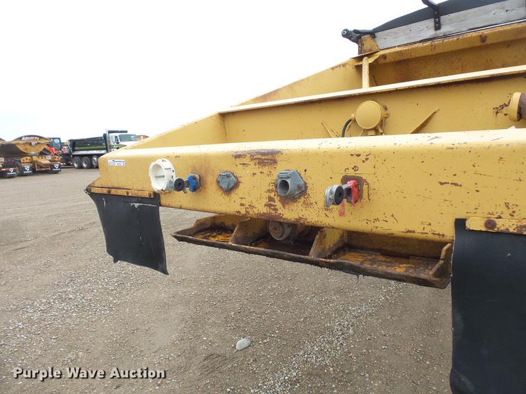 image for item DV9727 1985 Load King bottom dump trailer