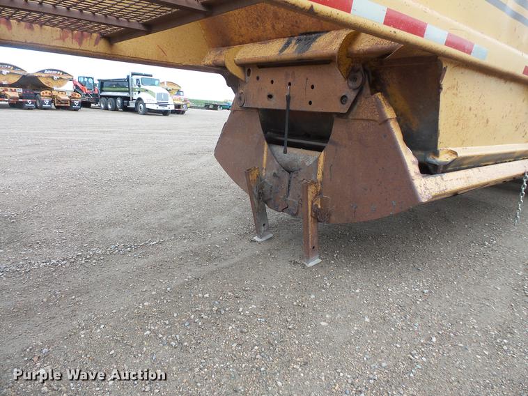 image for item DV9727 1985 Load King bottom dump trailer
