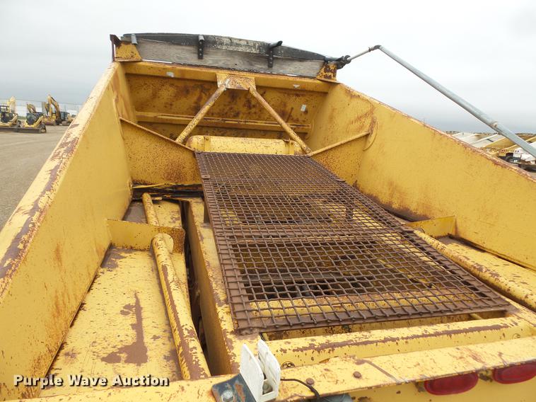 image for item DV9727 1985 Load King bottom dump trailer