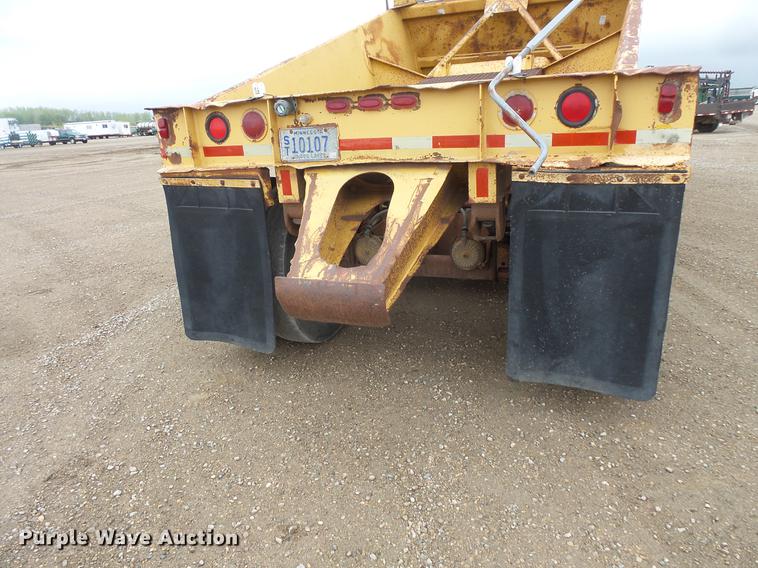 image for item DV9727 1985 Load King bottom dump trailer
