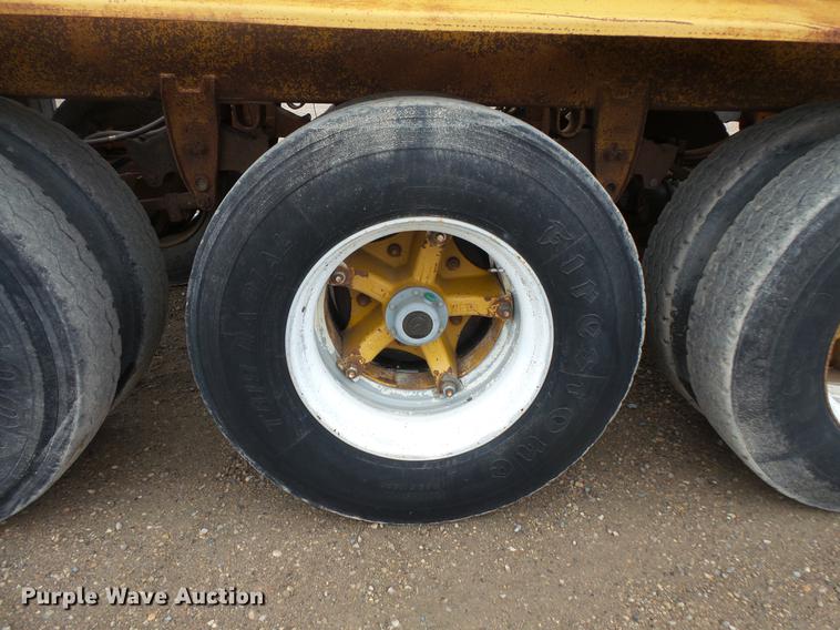 image for item DV9727 1985 Load King bottom dump trailer