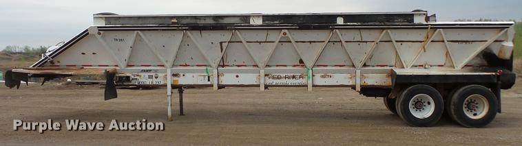 image for item DV9729 1994 Red River LB237 live bottom trailer