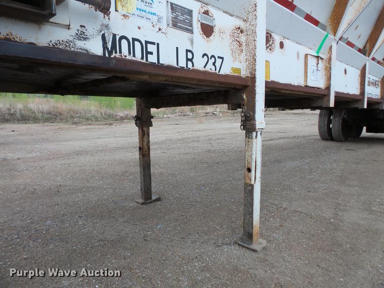 image for item DV9729 1994 Red River LB237 live bottom trailer