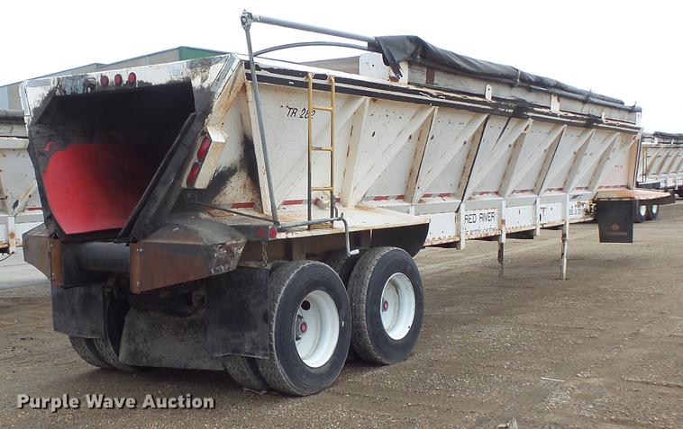 image for item DV9730 1994 Red River LB237 live bottom trailer