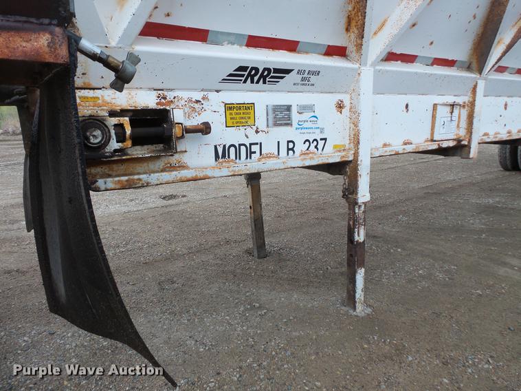 image for item DV9730 1994 Red River LB237 live bottom trailer