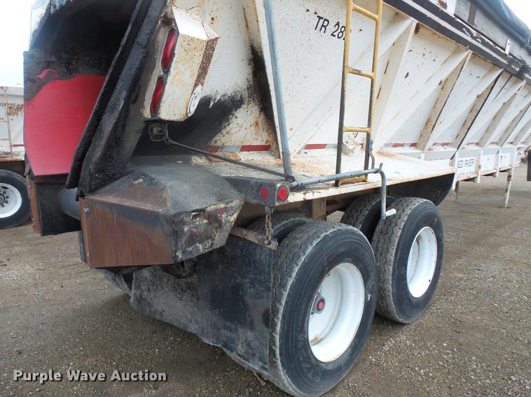 image for item DV9730 1994 Red River LB237 live bottom trailer