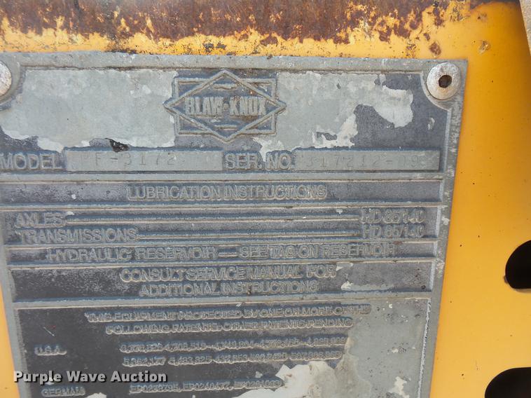 image for item DV9735 1998 Blaw Knox F-3172 paver