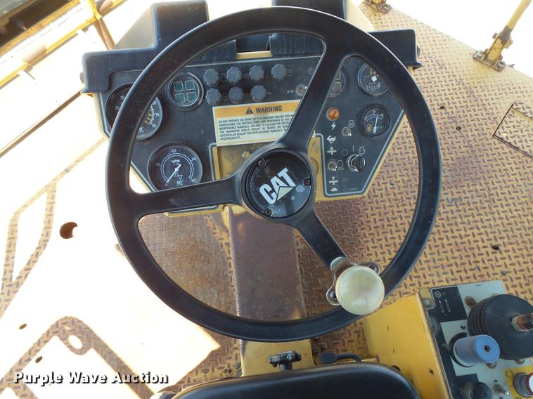 image for item DV9736 2000 Caterpillar CB-634C double drum vibratory roller