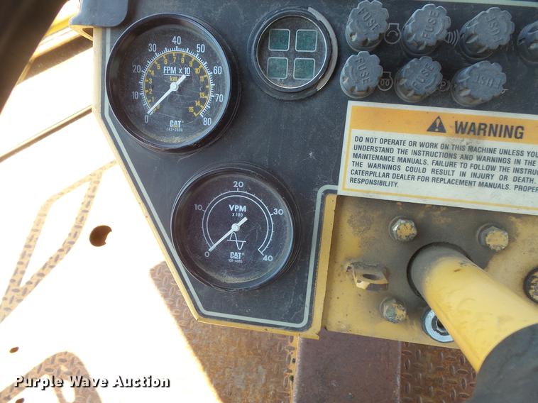 image for item DV9736 2000 Caterpillar CB-634C double drum vibratory roller