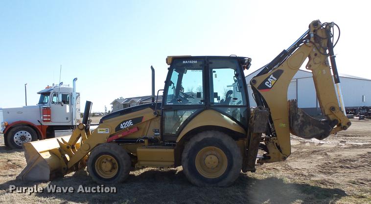 image for item DW9716 2009 Caterpillar 420E backhoe