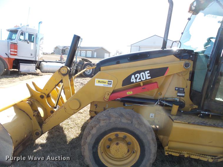 image for item DW9716 2009 Caterpillar 420E backhoe