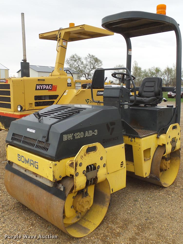 image for item DX9095 2001 Bomag BW120AD-3 double drum vibratory roller