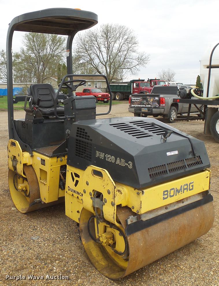 image for item DX9095 2001 Bomag BW120AD-3 double drum vibratory roller
