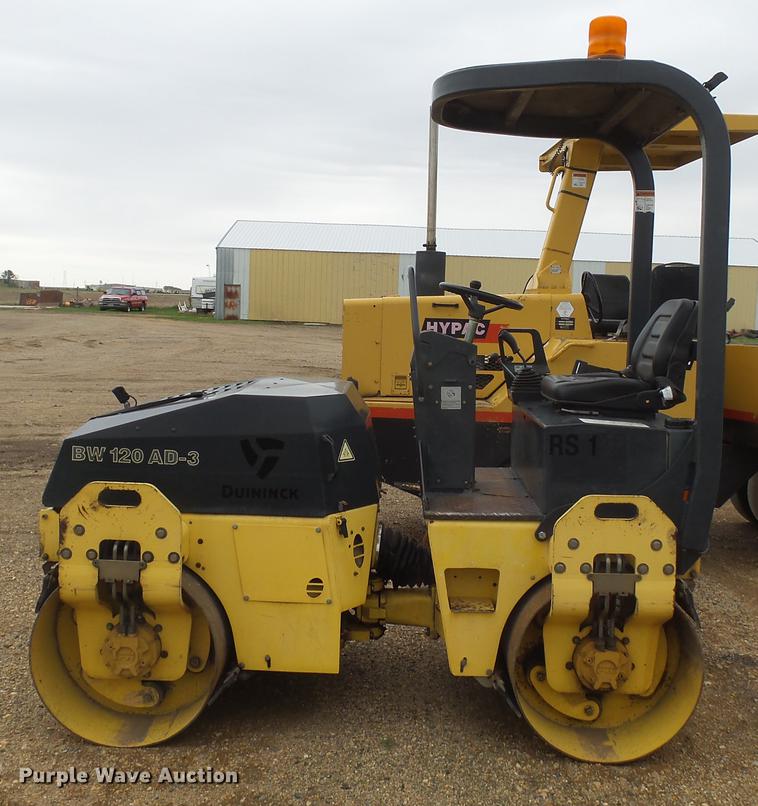 image for item DX9095 2001 Bomag BW120AD-3 double drum vibratory roller