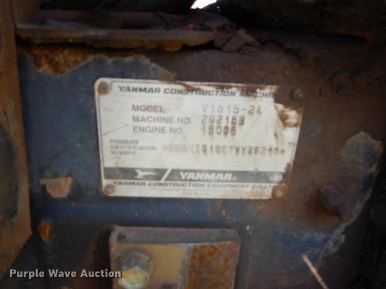image for item EI9062 Yanmar ViO15 mini excavator
