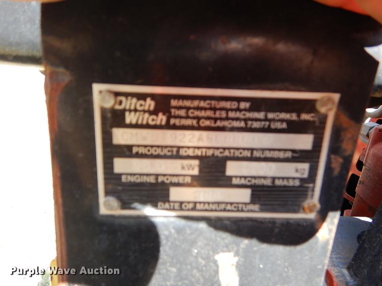 image for item EI9065 2008 Ditch Witch JT922 directional boring unit