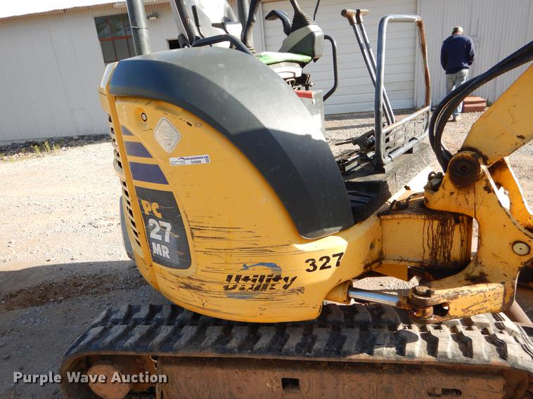 image for item EI9088 2007 Komatsu PC27MR-2 mini excavator