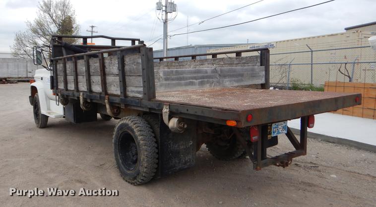 image for item EI9096 1989 Chevrolet C70 flat dump bed truck