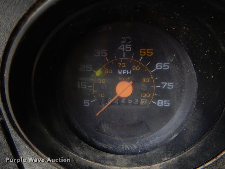 image for item EI9096 1989 Chevrolet C70 flat dump bed truck