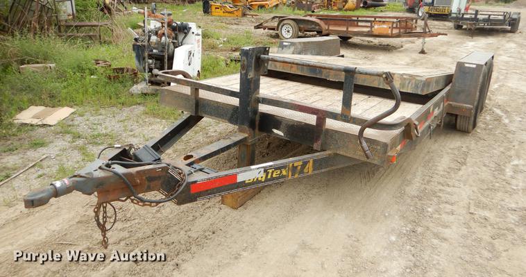 image for item EI9108 2004 Big Tex tilt deck utility trailer