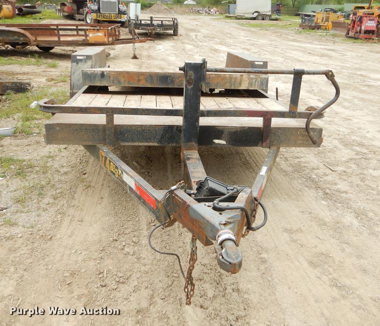 image for item EI9108 2004 Big Tex tilt deck utility trailer