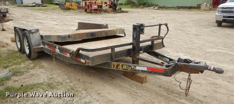 image for item EI9108 2004 Big Tex tilt deck utility trailer