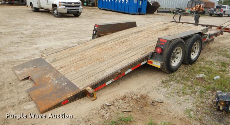 image for item EI9108 2004 Big Tex tilt deck utility trailer