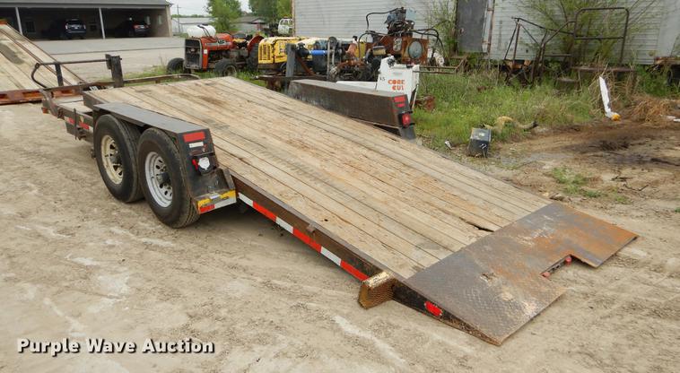 image for item EI9108 2004 Big Tex tilt deck utility trailer