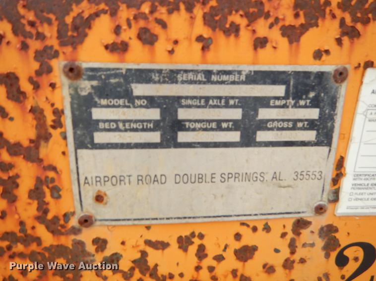 image for item EI9110 1997 Multi-Max MP424TE tilt deck equipment trailer