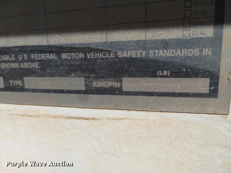 image for item EI9575 2001 CTS bottom dump trailer