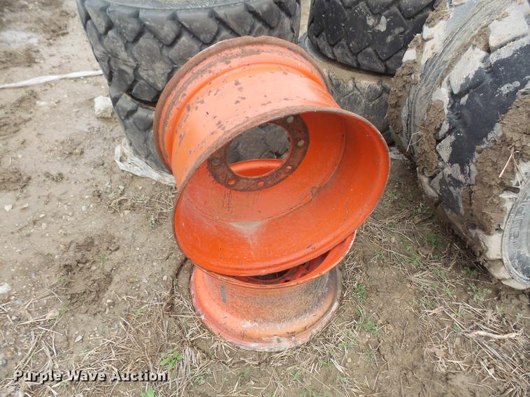 image for item EJ9382 (6) Bobcat 12 x 16.5 tires and wheels
