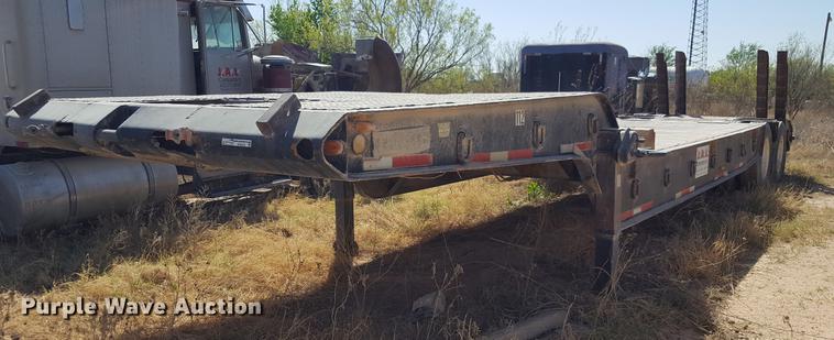 image for item EN9552 1959 Timpte LOF2T35 drop deck equipment trailer