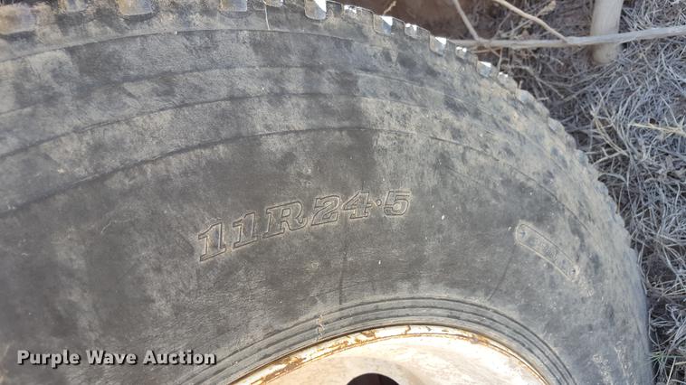 image for item EN9552 1959 Timpte LOF2T35 drop deck equipment trailer