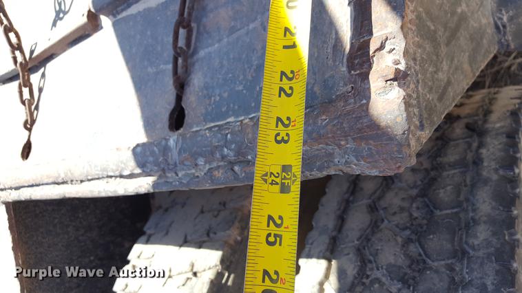 image for item EN9552 1959 Timpte LOF2T35 drop deck equipment trailer