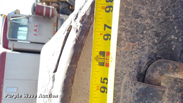 image for item EN9552 1959 Timpte LOF2T35 drop deck equipment trailer