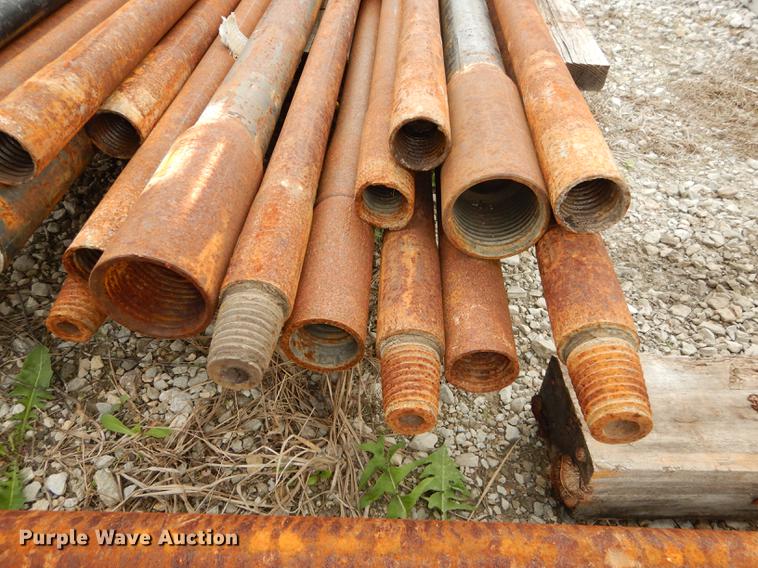 (26) 10'L x 1.90" diameter drill rods in Olathe, KS Item EQ9865 sold