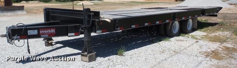 image for item J8515 2016 Overbilt Tag A Long tilt deck equipment trailer