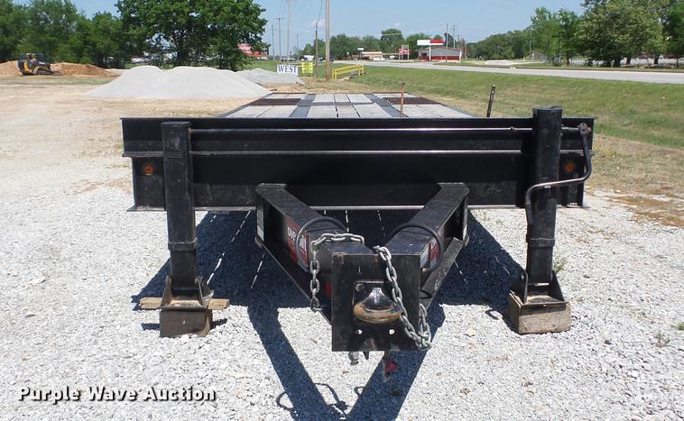 image for item J8515 2016 Overbilt Tag A Long tilt deck equipment trailer