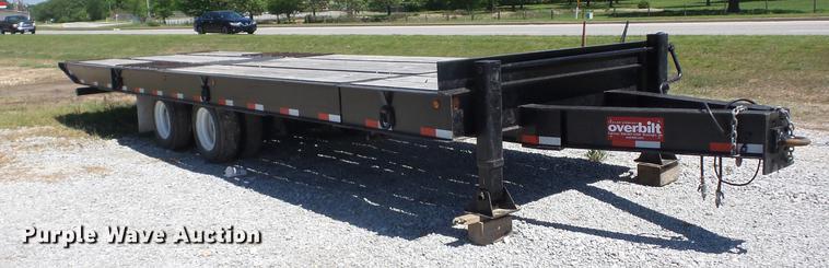 image for item J8515 2016 Overbilt Tag A Long tilt deck equipment trailer