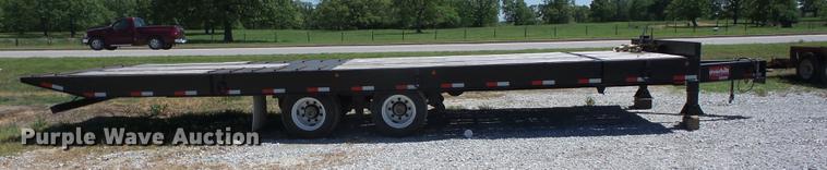 image for item J8515 2016 Overbilt Tag A Long tilt deck equipment trailer