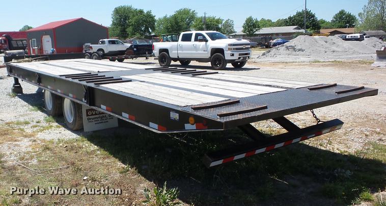 image for item J8515 2016 Overbilt Tag A Long tilt deck equipment trailer