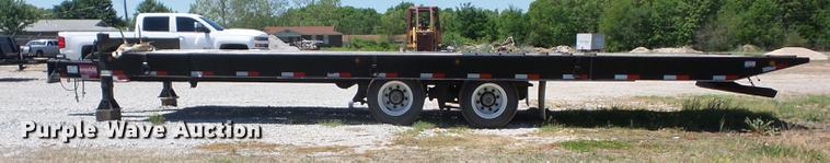 image for item J8515 2016 Overbilt Tag A Long tilt deck equipment trailer