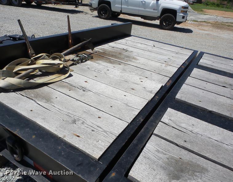 image for item J8515 2016 Overbilt Tag A Long tilt deck equipment trailer
