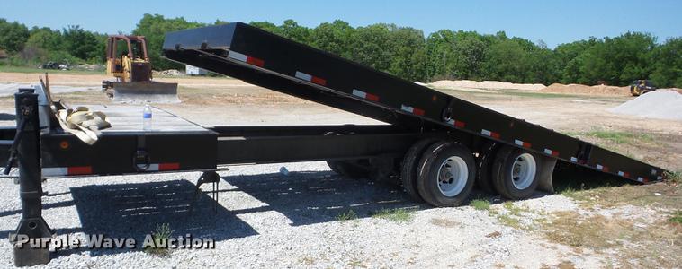 image for item J8515 2016 Overbilt Tag A Long tilt deck equipment trailer